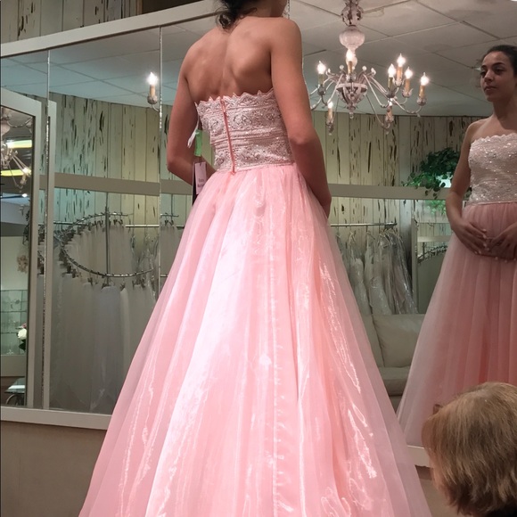 Pink Sherri hill prom dress - Picture 2 of 3